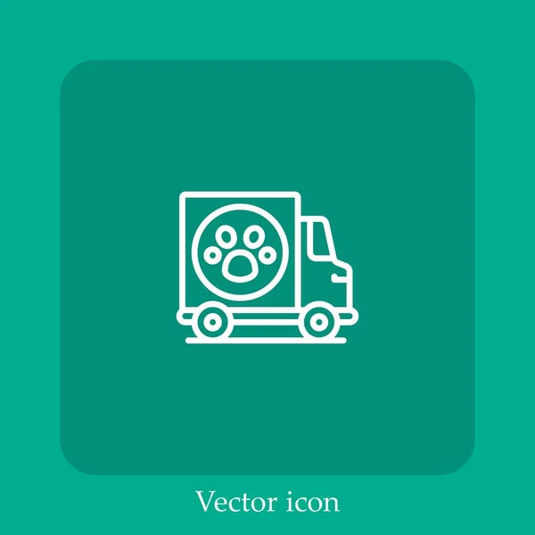 Иконка Вектора Грузовика — стоковый вектор