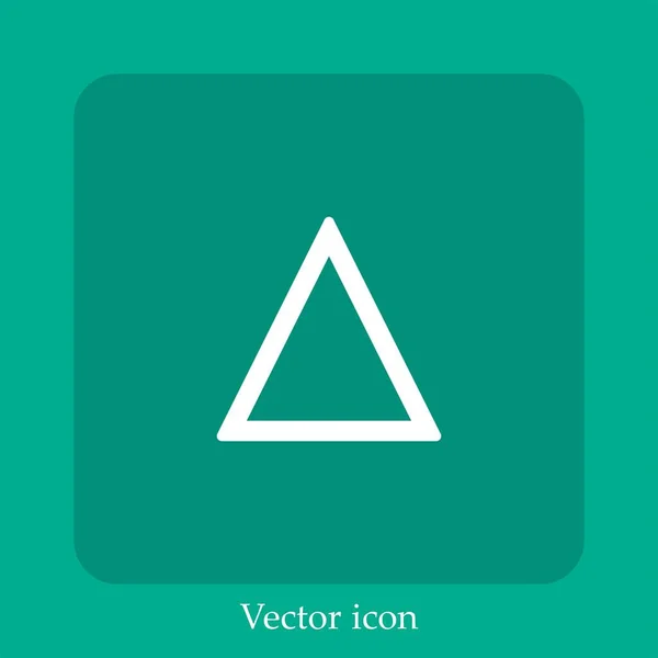 Fehérítő Vektor Ikon Lineáris Ikon Vonal Szerkeszthető Stroke — Stock Vector