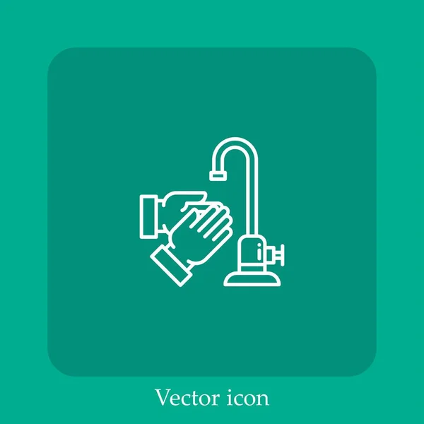 Векторная Иконка Ручной Стирки — стоковый вектор