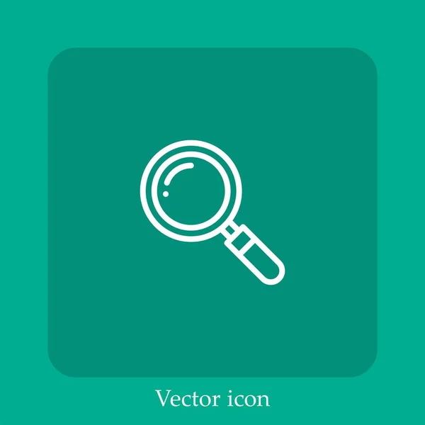 Ícone Vetorial Transparência Linear Icon Line Com Curso Editável — Vetor de Stock