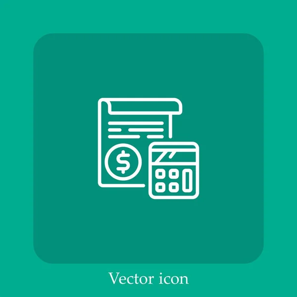 Иконка Бюджетного Вектора — стоковый вектор