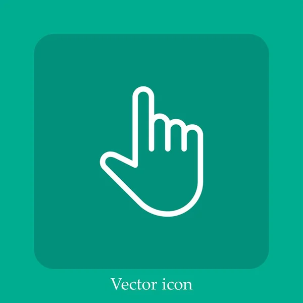 Wählen Sie Vektor Symbol Lineare Icon Line Mit Editierbarem Strich — Stockvektor