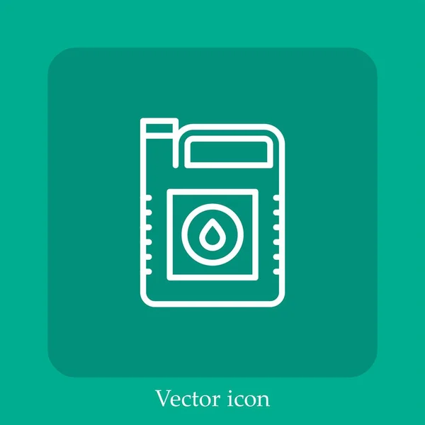 Иконка Вектора Моторного Масла — стоковый вектор