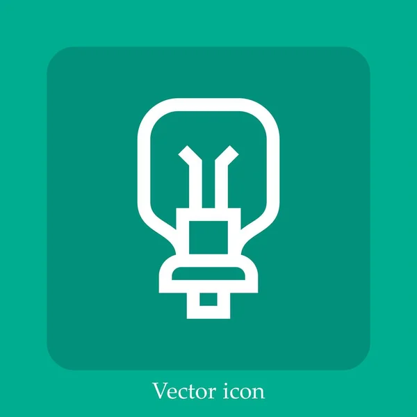 Иконка Вектора Лампочки — стоковый вектор