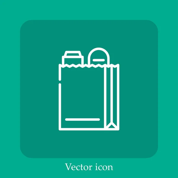 Иконка Вектора Сумки — стоковый вектор