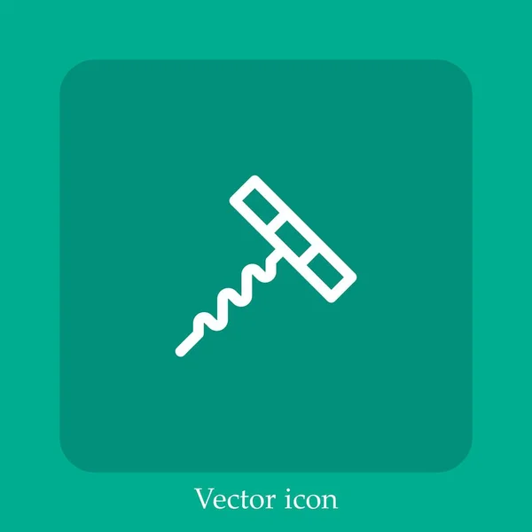 Иконка Вектора Штопора — стоковый вектор