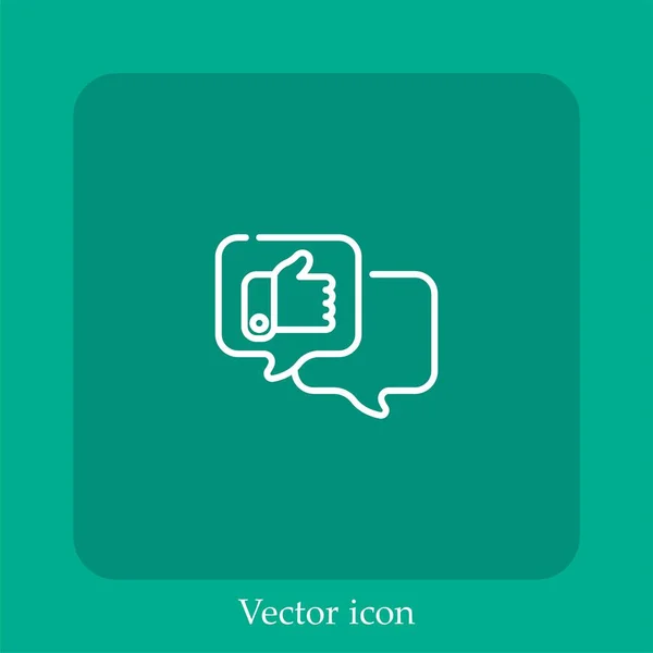Wie Vektor Symbol Lineare Icon Line Mit Editierbarem Strich — Stockvektor
