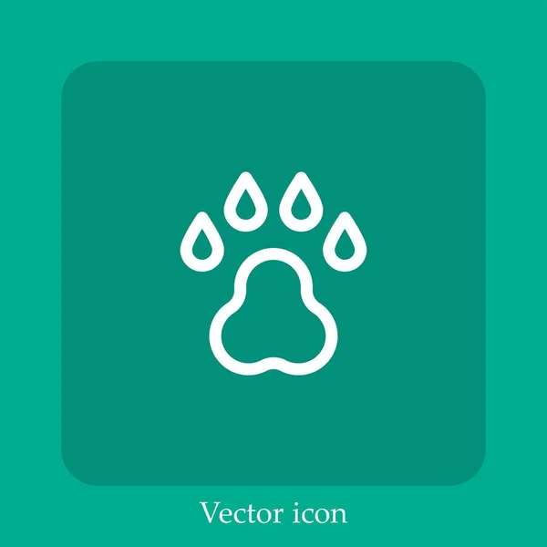 Иконка Вектора Лапы — стоковый вектор