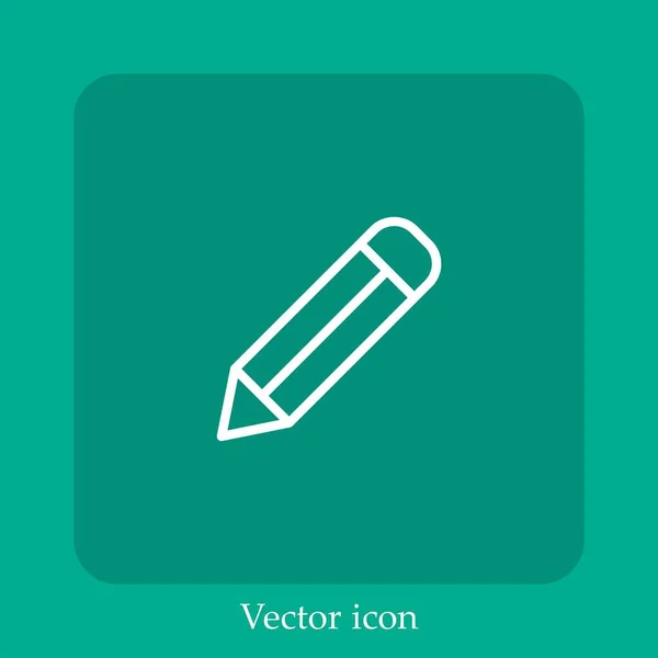 Digital Controller Vector Icon Linear Icon Line Editable Stroke — Stock Vector