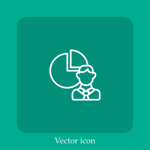 Векторная Иконка Презентации — стоковый вектор