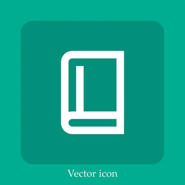Иконка Книжного Вектора — стоковый вектор