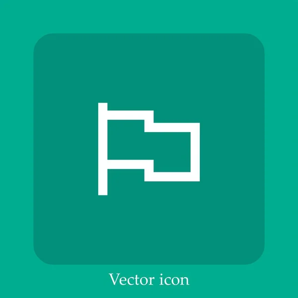 Значок Вектора Флага — стоковый вектор