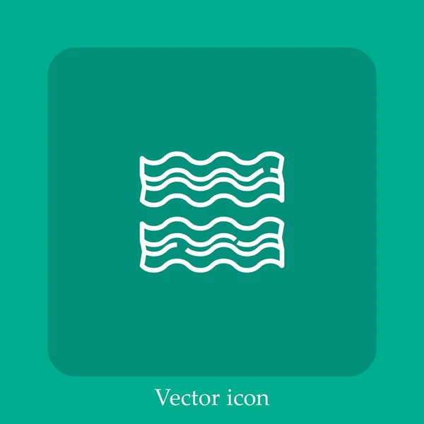 Speckvektorsymbol Linear Icon Line Mit Editierbarem Strich — Stockvektor