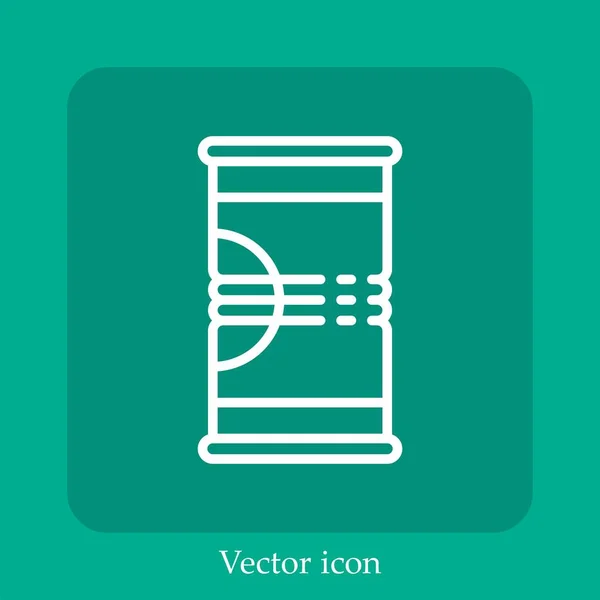 Konserven Vektorsymbol — Stockvektor