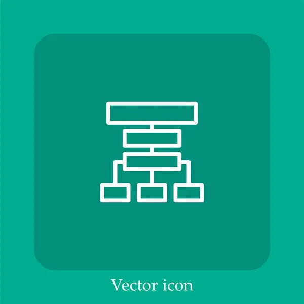 Иерархический Вектор Структуры — стоковый вектор