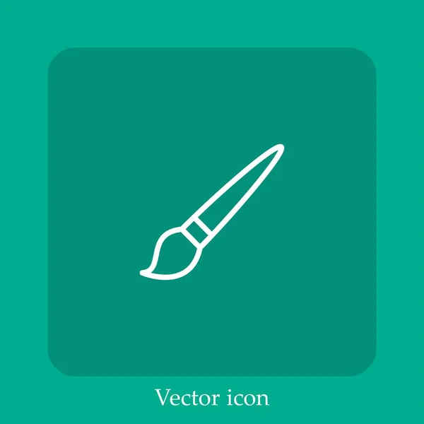 Pinsel Vektor Symbol — Stockvektor