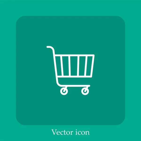 Vektor Symbol Zum Warenkorb — Stockvektor