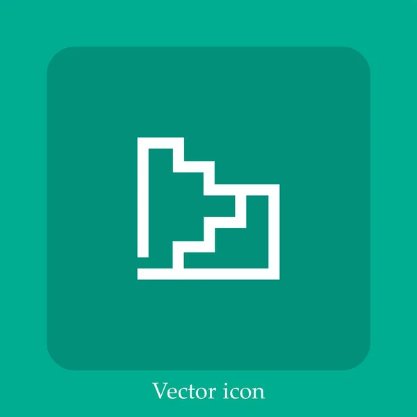 Signalvektorsymbol Lineare Icon Line Mit Editierbarem Strich — Stockvektor