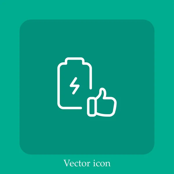 Feedback Vektor Symbol Lineare Icon Line Mit Editierbarem Strich — Stockvektor