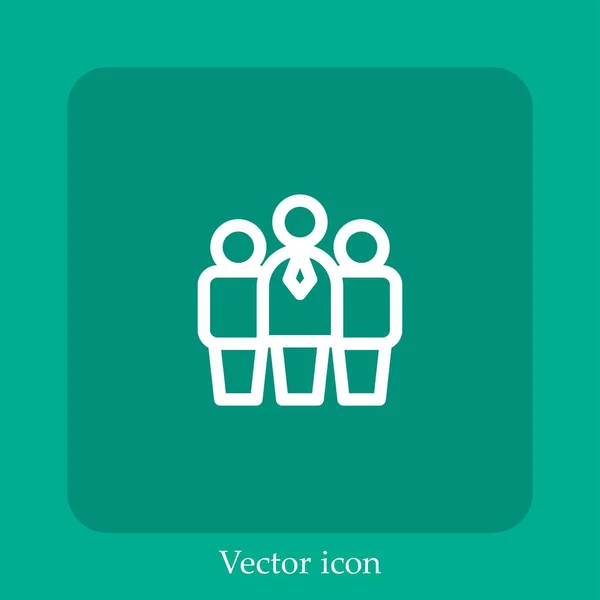 Weibliches Vektorsymbol Lineares Icon Line Mit Editierbarem Strich — Stockvektor