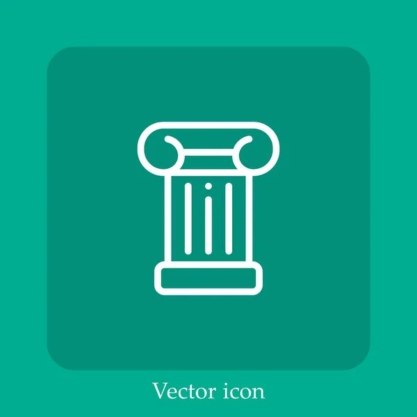 Векторная Иконка Колонны — стоковый вектор