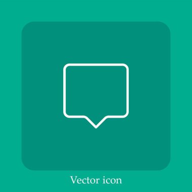 akıllı telefon vektör simgesi doğrusal simgesi. Düzenlenebilir vuruş çizgisi