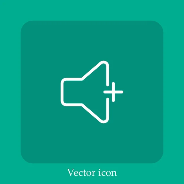 Vektorvektorsymbol Lineare Icon Line Mit Editierbarem Strich — Stockvektor
