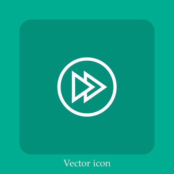 Иконка Вектора Быстрого Движения — стоковый вектор