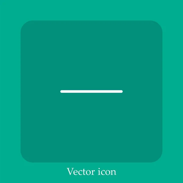 Vektor Symbol Lineare Icon Line Mit Editierbarem Strich — Stockvektor