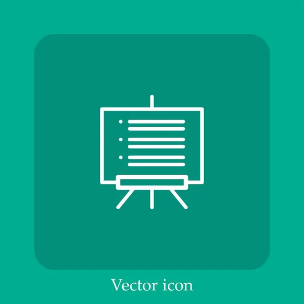 Векторная Иконка Презентации — стоковый вектор