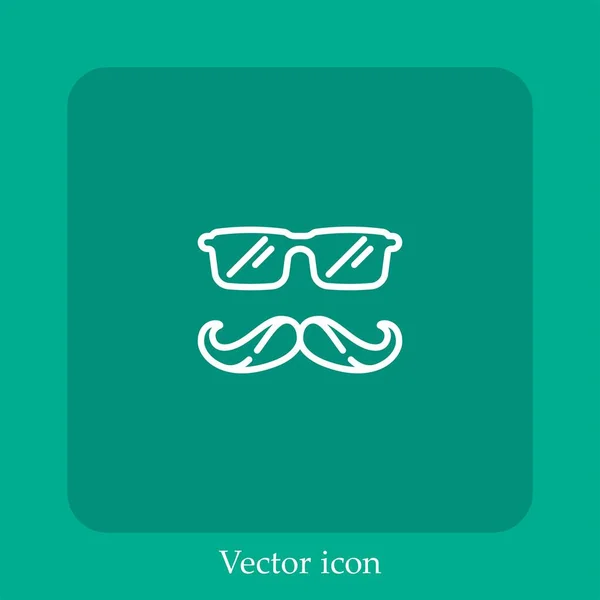 Prestige Vektor Symbol Lineare Icon Line Mit Editierbarem Strich — Stockvektor