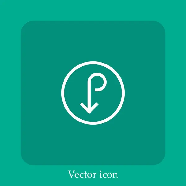 Kauft Vektor Symbol Lineare Icon Line Mit Editierbarem Strich — Stockvektor