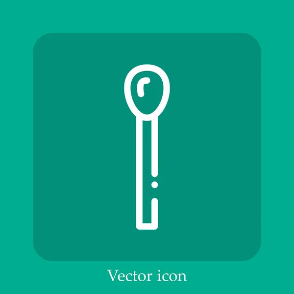 Match Vetor Ícone Linear Icon Line Com Curso Editável — Vetor de Stock