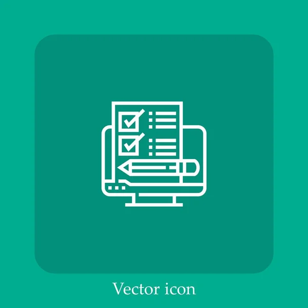 Иконка Компьютерного Вектора — стоковый вектор