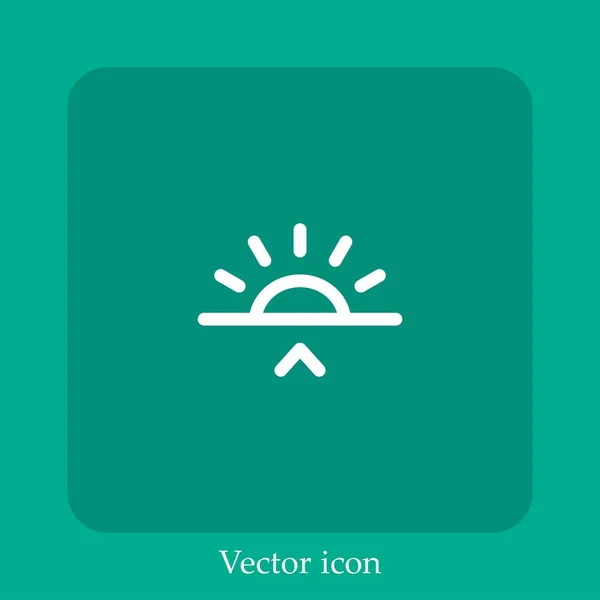 Kontrollvektorsymbol Lineare Icon Line Mit Editierbarem Strich — Stockvektor