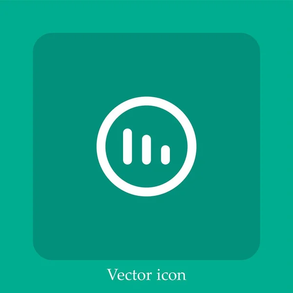 Wifi Vektor Symbol Lineare Icon Line Mit Editierbarem Strich — Stockvektor