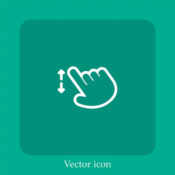 Zoom Icono Vectorial — Vector de stock