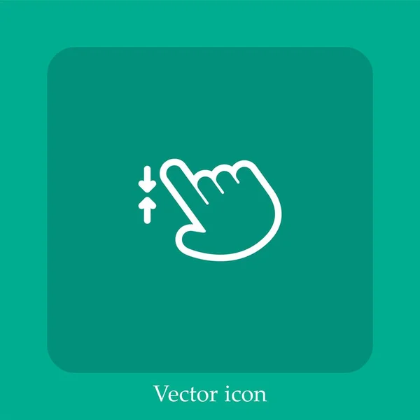 Zoom Out Vector Icon — Stock Vector