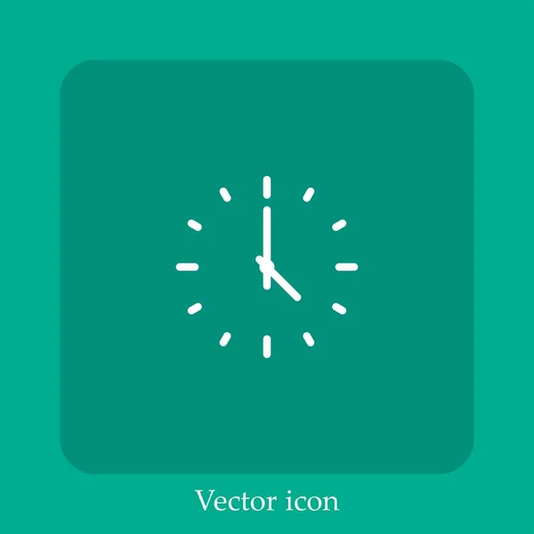 Иконка Вектора Часов — стоковый вектор