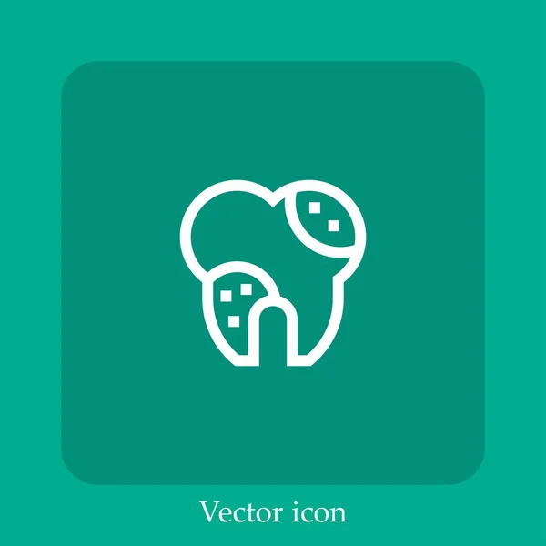 Гнилая Векторная Икона — стоковый вектор