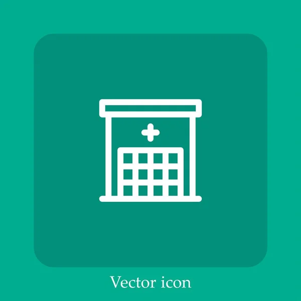 Иконка Больничного Вектора — стоковый вектор