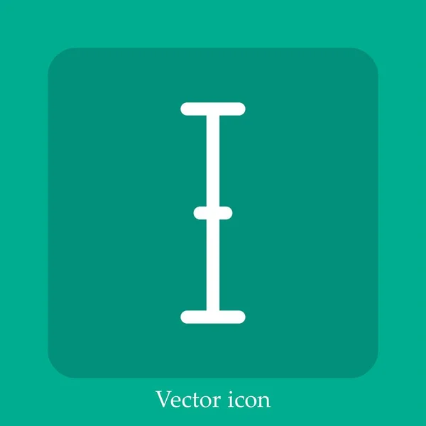 Computermaus Vektor Symbol Lineare Icon Line Mit Editierbarem Strich — Stockvektor