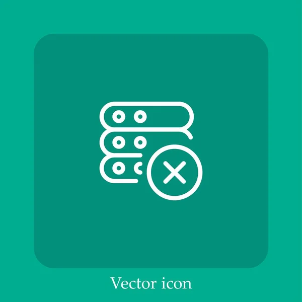 Удалить Векторную Иконку — стоковый вектор