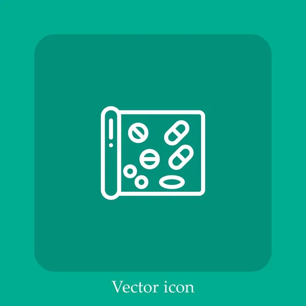 Значок Вектора Пилюли — стоковый вектор
