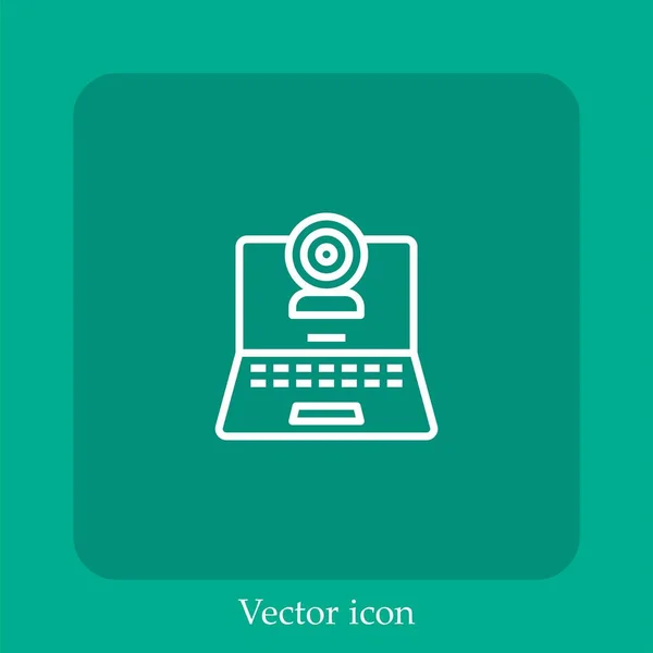 Векторная Иконка Веб Камеры — стоковый вектор