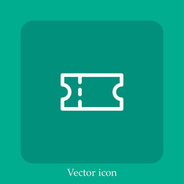 kupcher vektör simgesi doğrusal simgesi. Düzenlenebilir vuruş ile satır