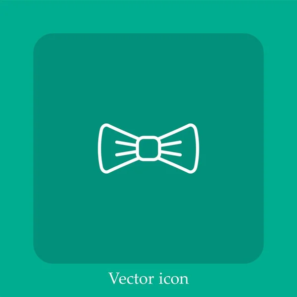 Gran Arco Icono Vector Icon Line Lineal Con Carrera Editable — Vector de stock