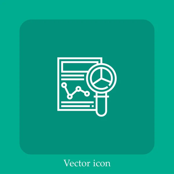 Иконка Вектора Исследования — стоковый вектор