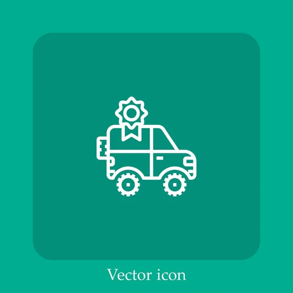 Иконка Вектора Автомобиля — стоковый вектор