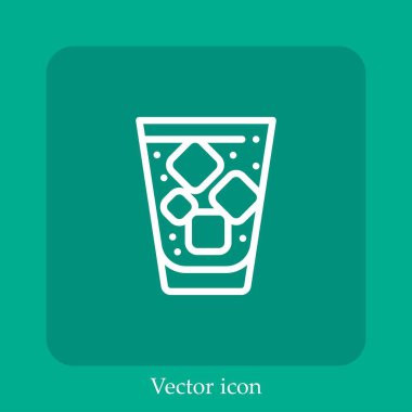 rom vektör doğrusal simgesi. Düzenlenebilir vuruş ile çizgi